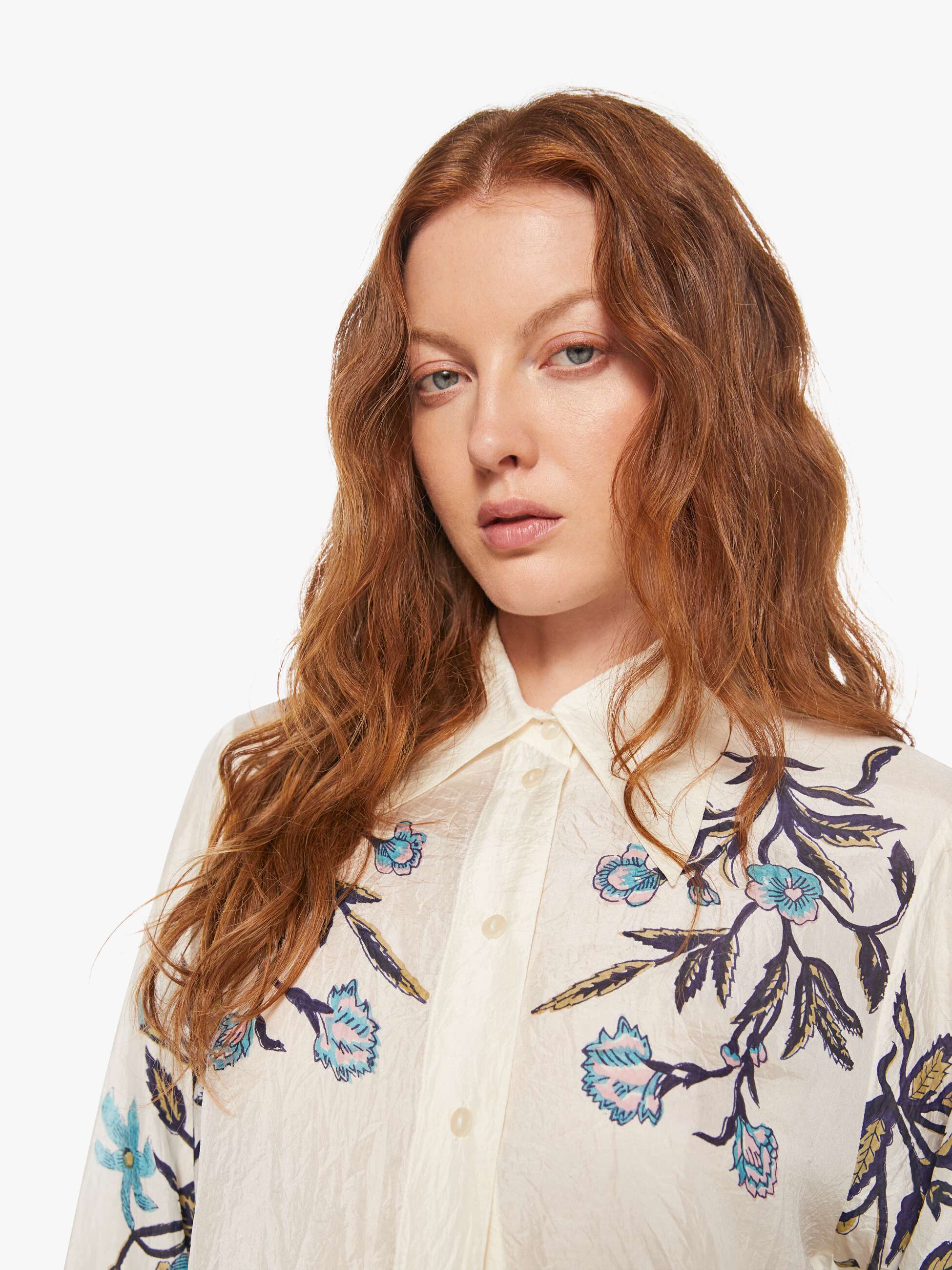 Alix Of Bohemia Dana Shirt - Misted Lily - Image 6