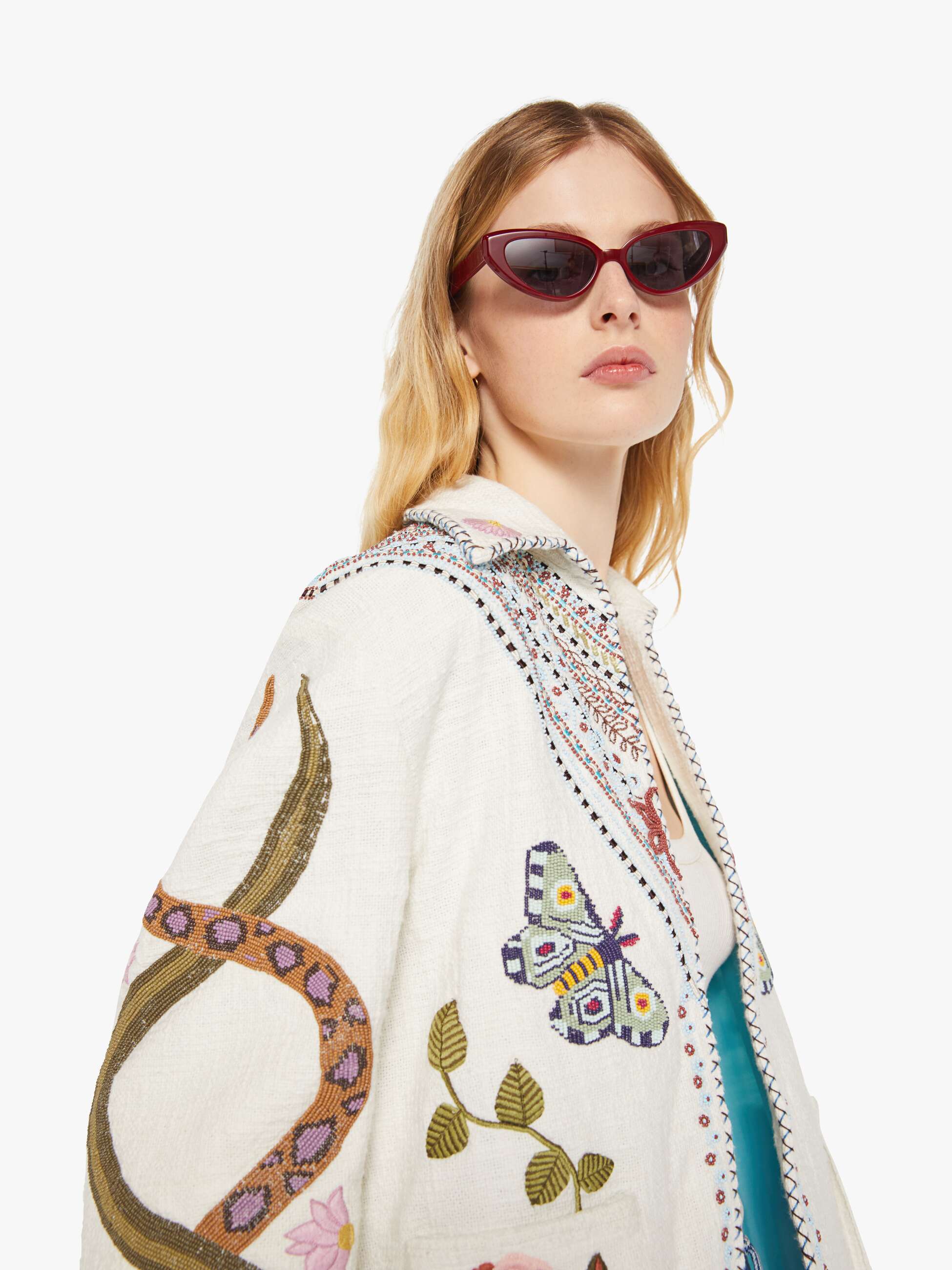 Alix Of Bohemia Jude Jacket - Ivory Ethereal - Image 6