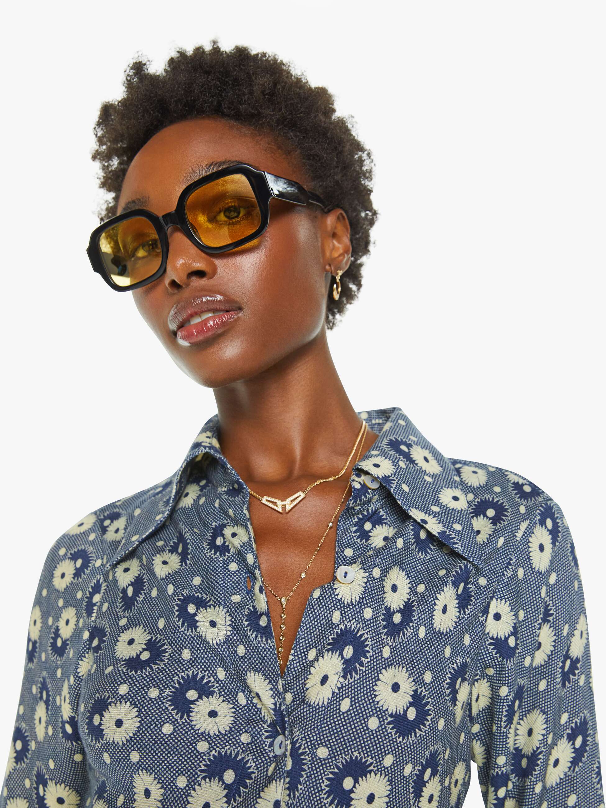 Alix Of Bohemia Lotte Dress - Navy Daisy - Image 5