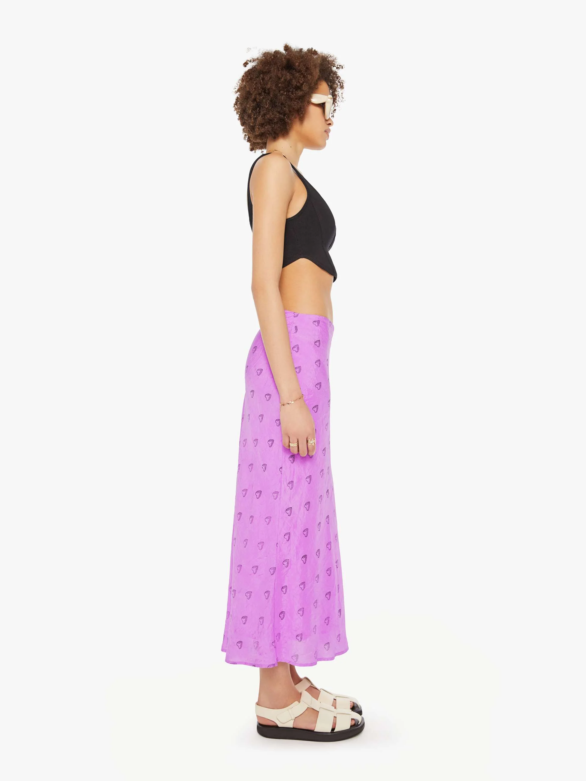 Alix Of Bohemia Lyra Skirt - Fuchsia Heart - Image 3
