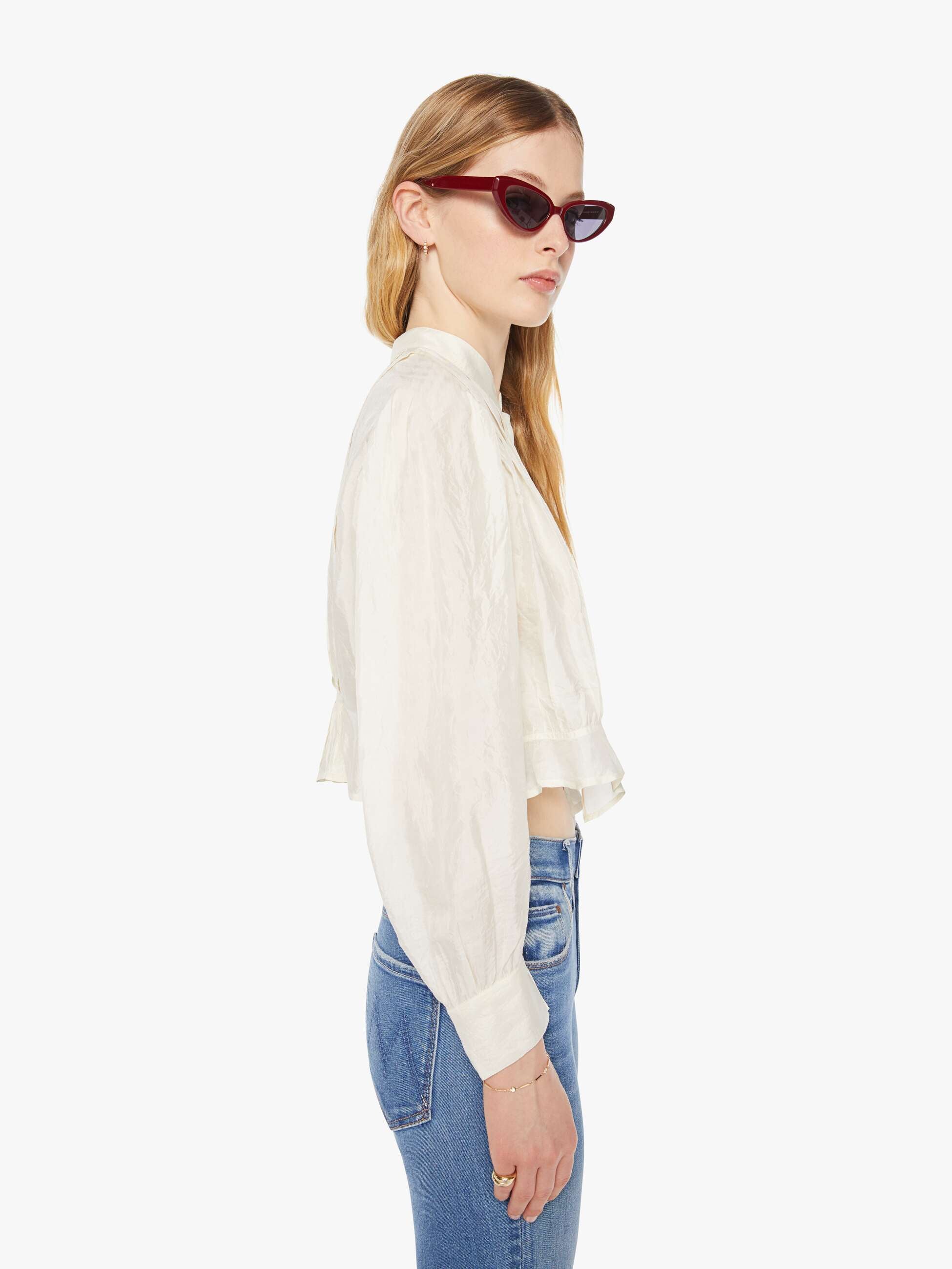 Alix Of Bohemia Ryland Shirt - Pearl - Image 3