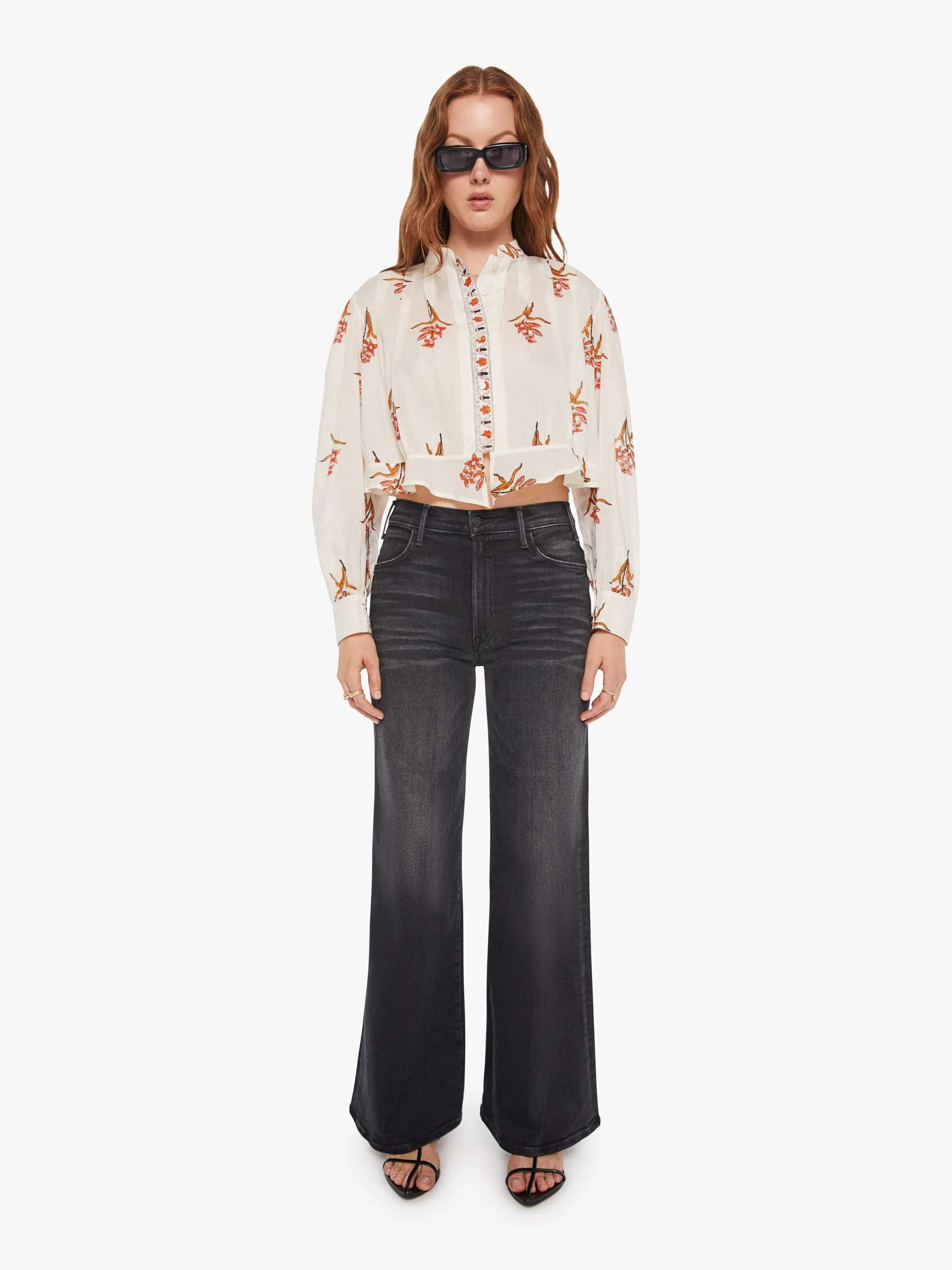 Alix Of Bohemia Ryland Shirt - Persimmon Flower - Image 5