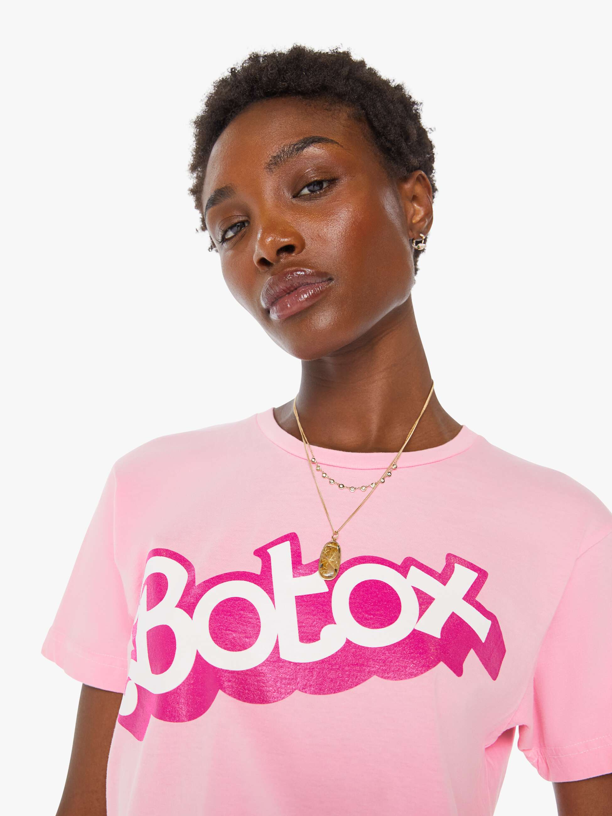 Cloney Botox Tee - Pink - Image 5