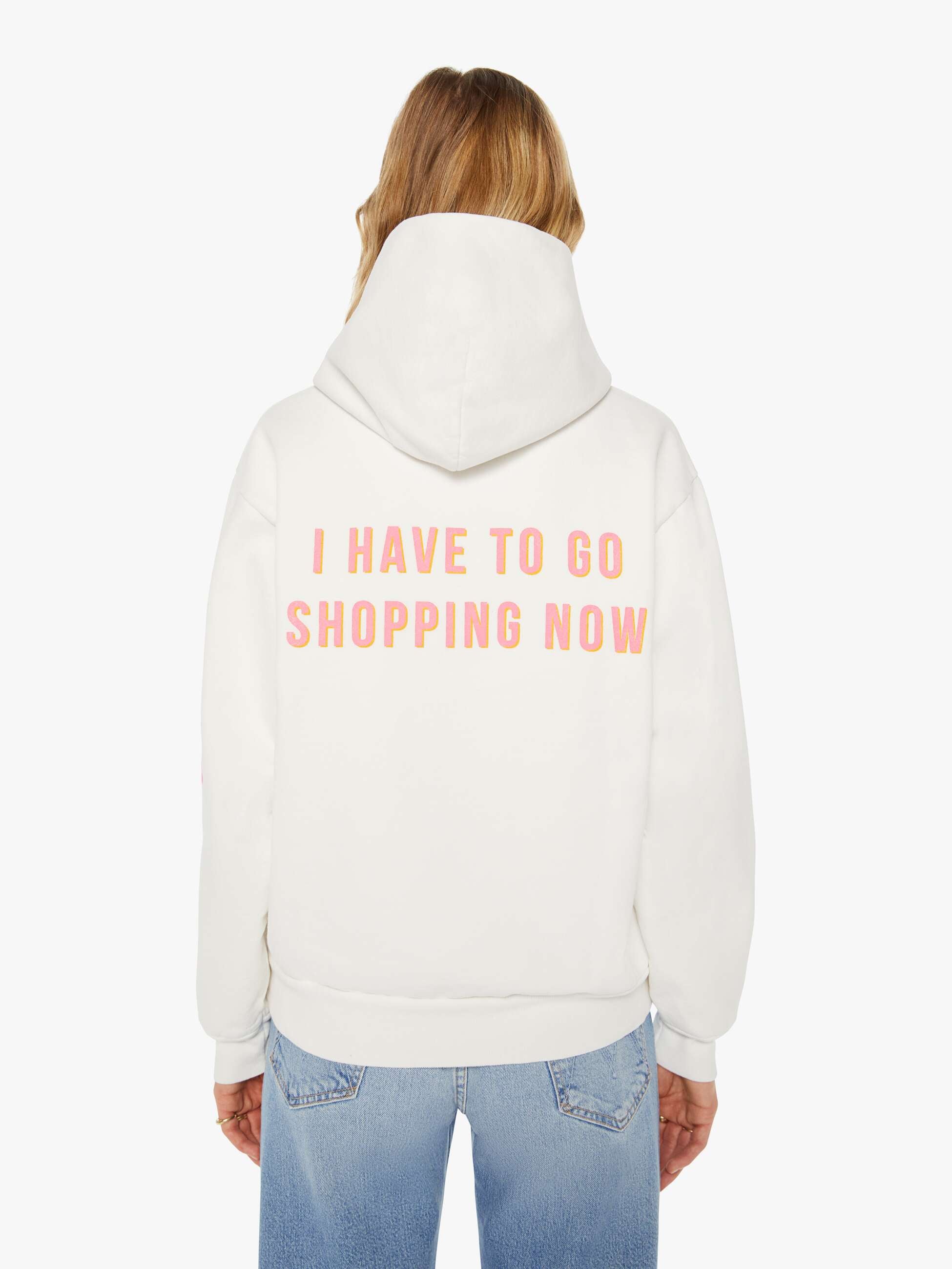 Cloney Pretty Pullover Hoodie - White - Image 4