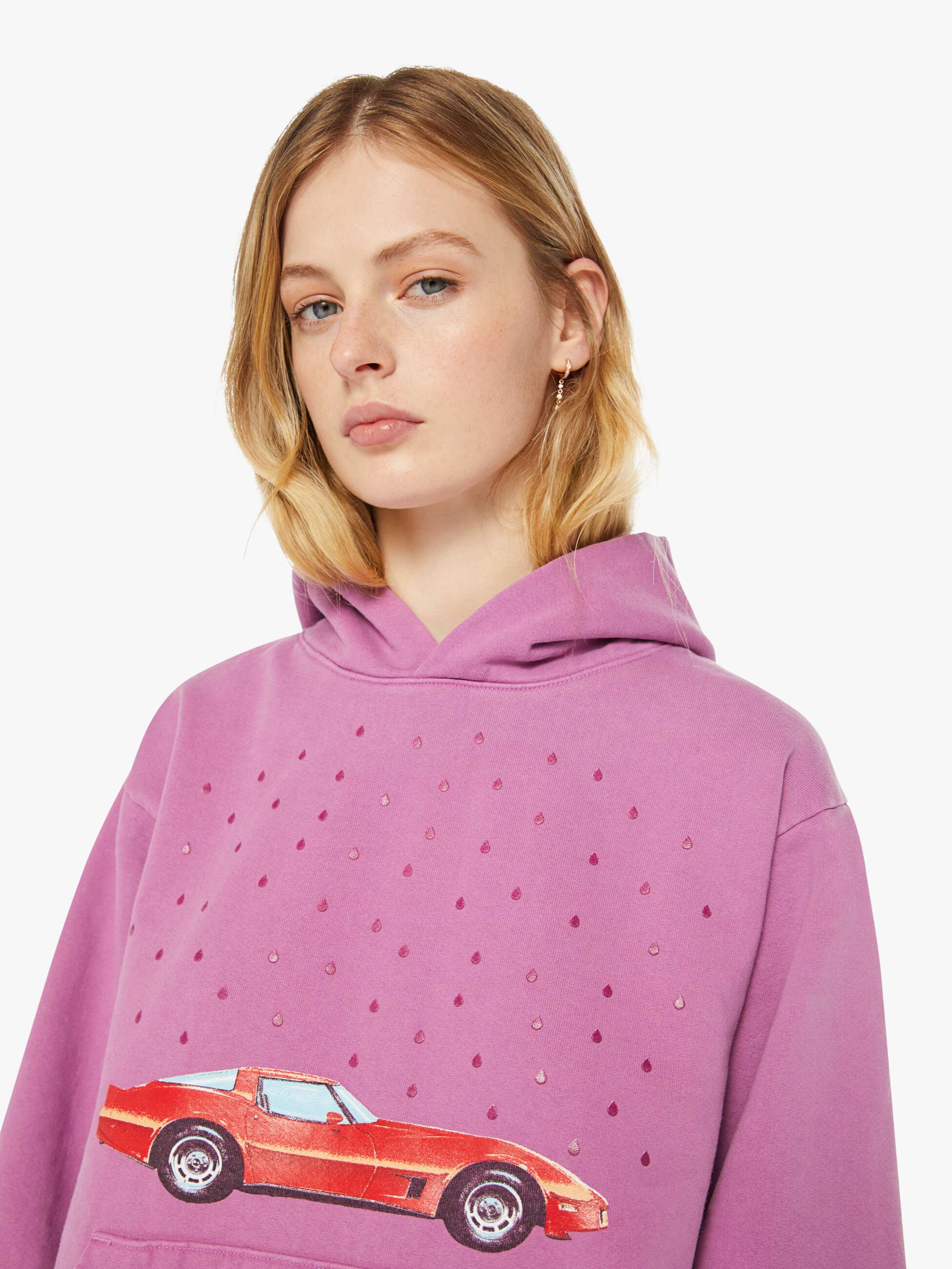 Cloney Prince Pullover Hoodie - Lavender - Image 6