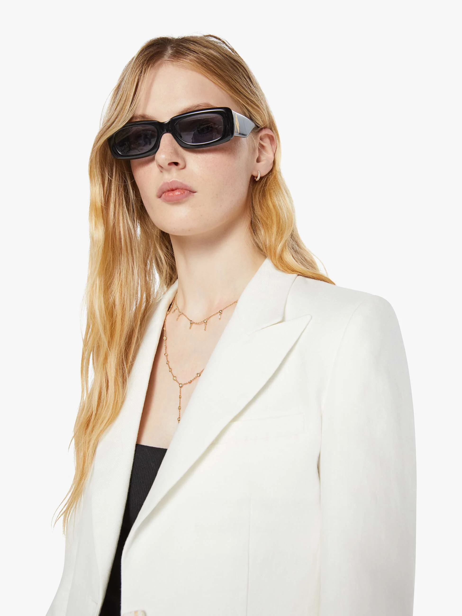 Maria Cher Nova Short Blazer - Off-White - Image 6