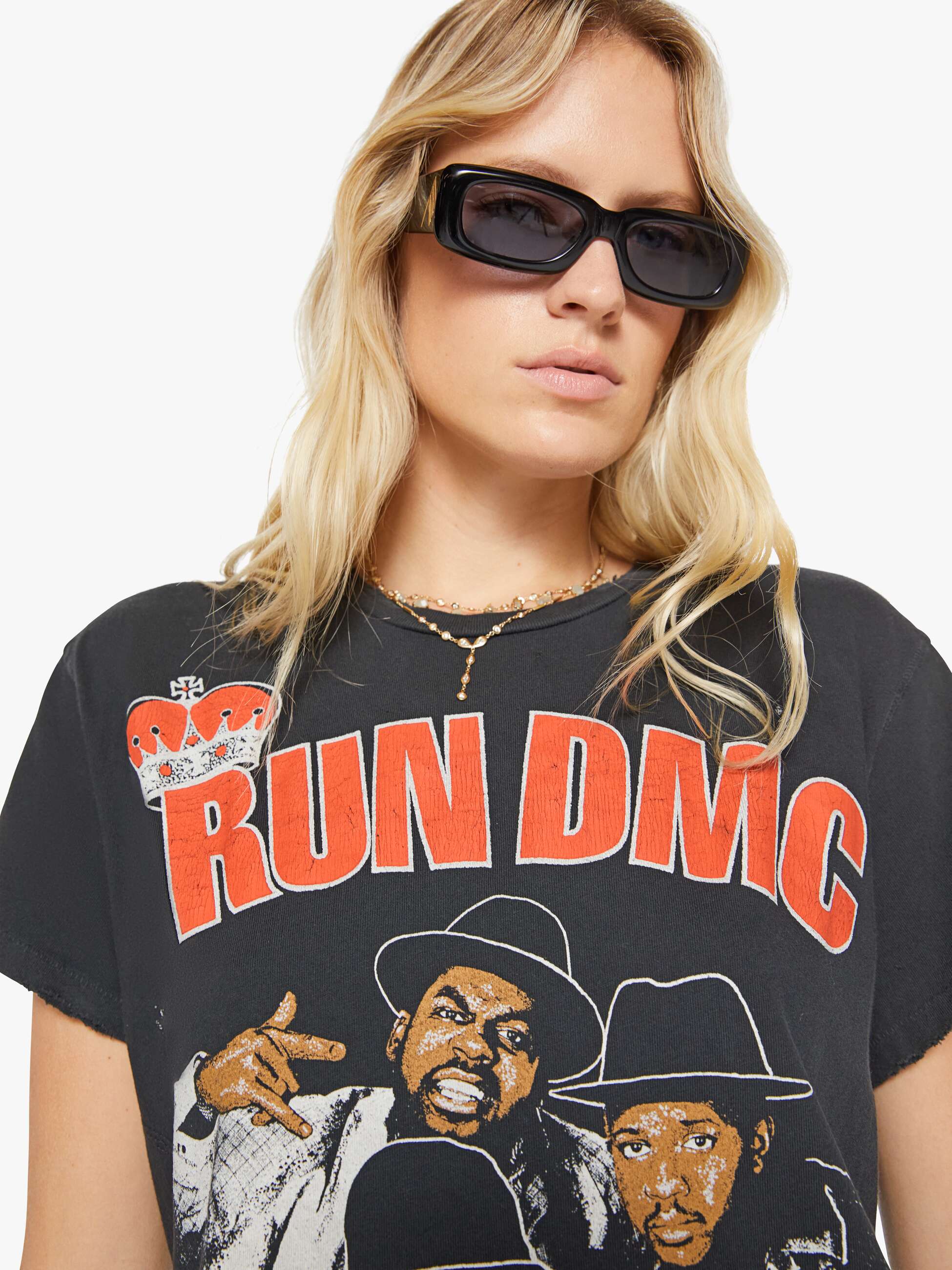 MadeWorn Run DMC Tee - Coal - Image 5