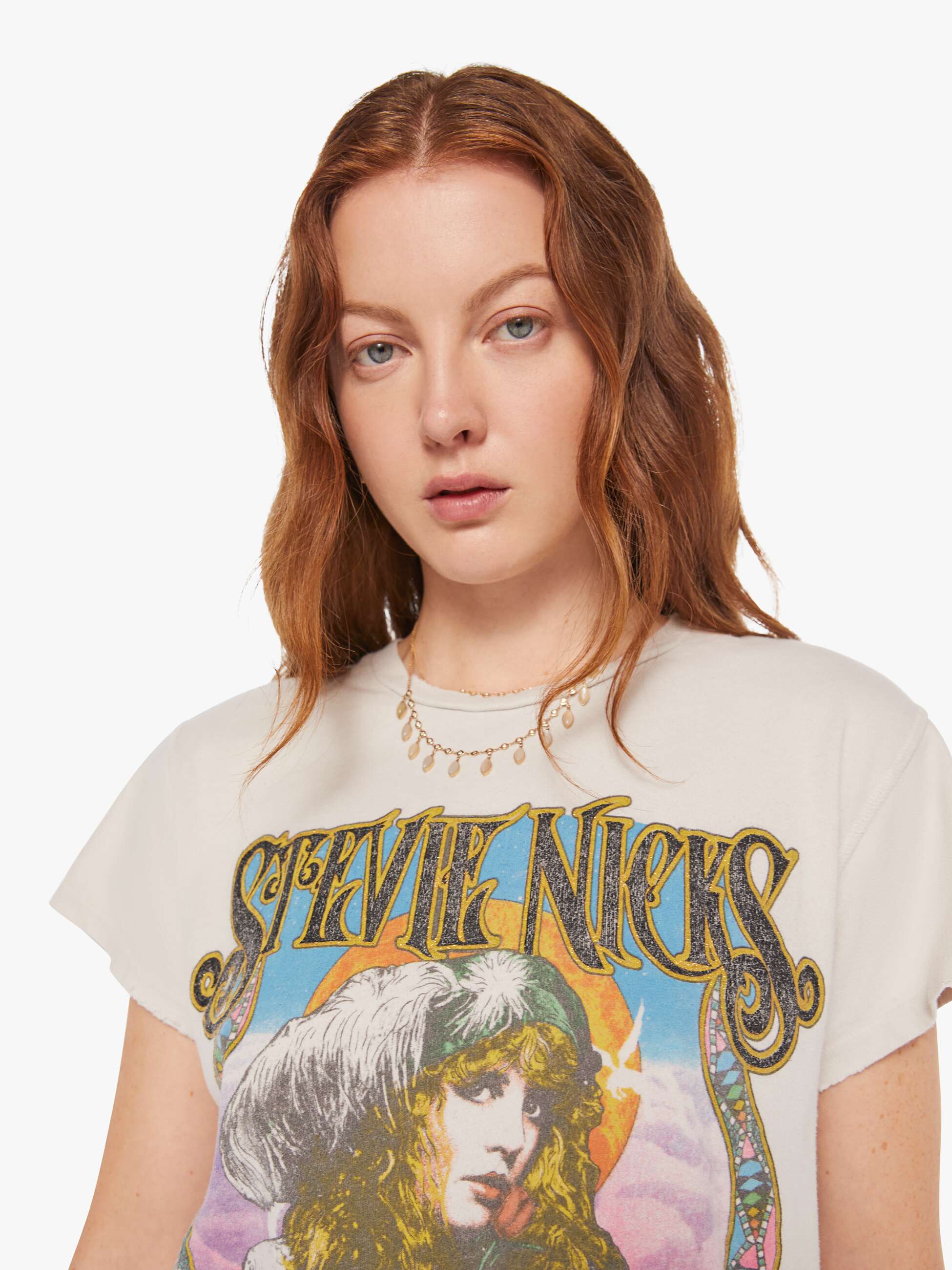 MadeWorn Stevie Nicks Tee - White - Image 6