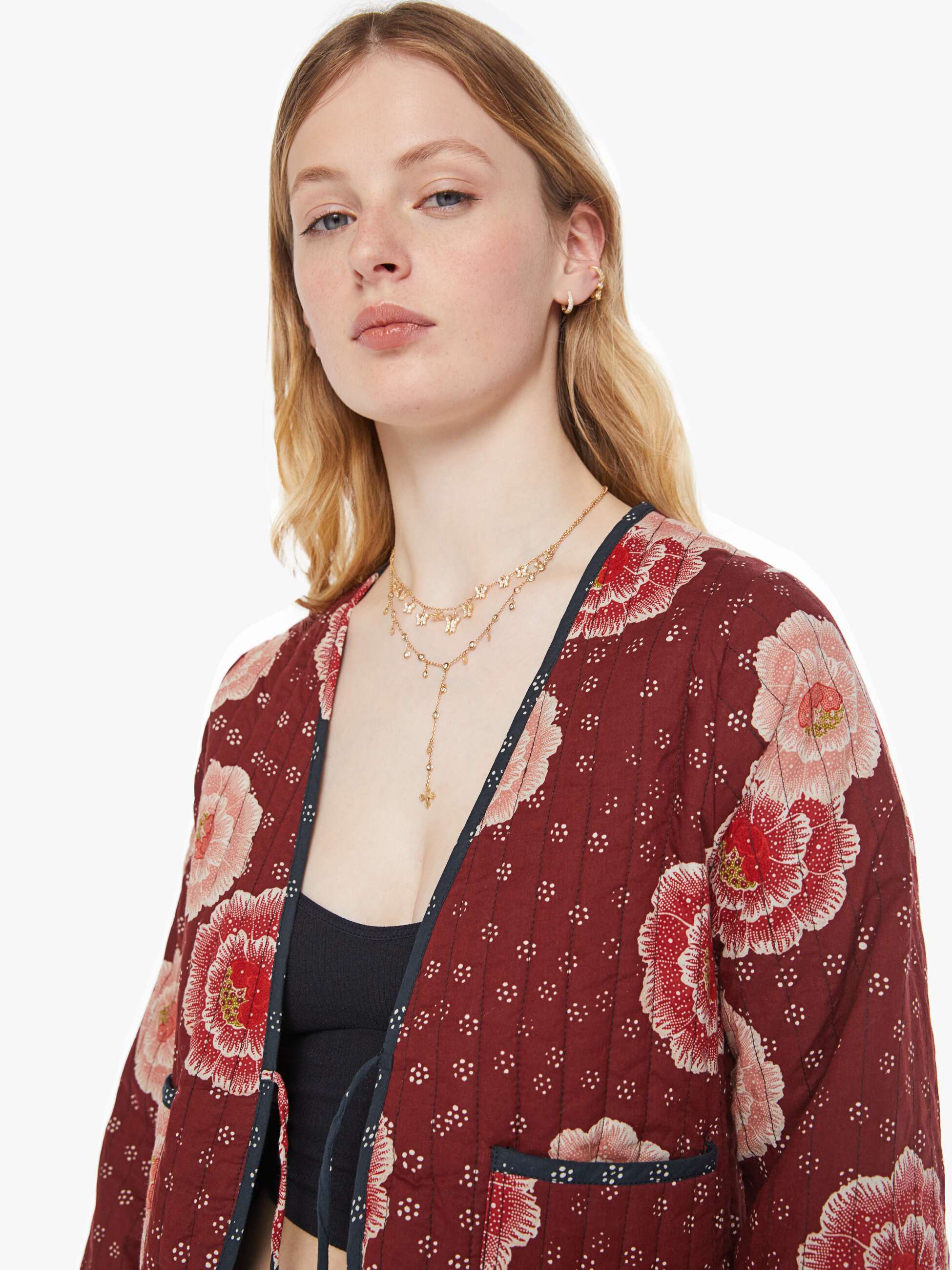 Natalie Martin Saskia Jacket - Poppy Combo - Image 5