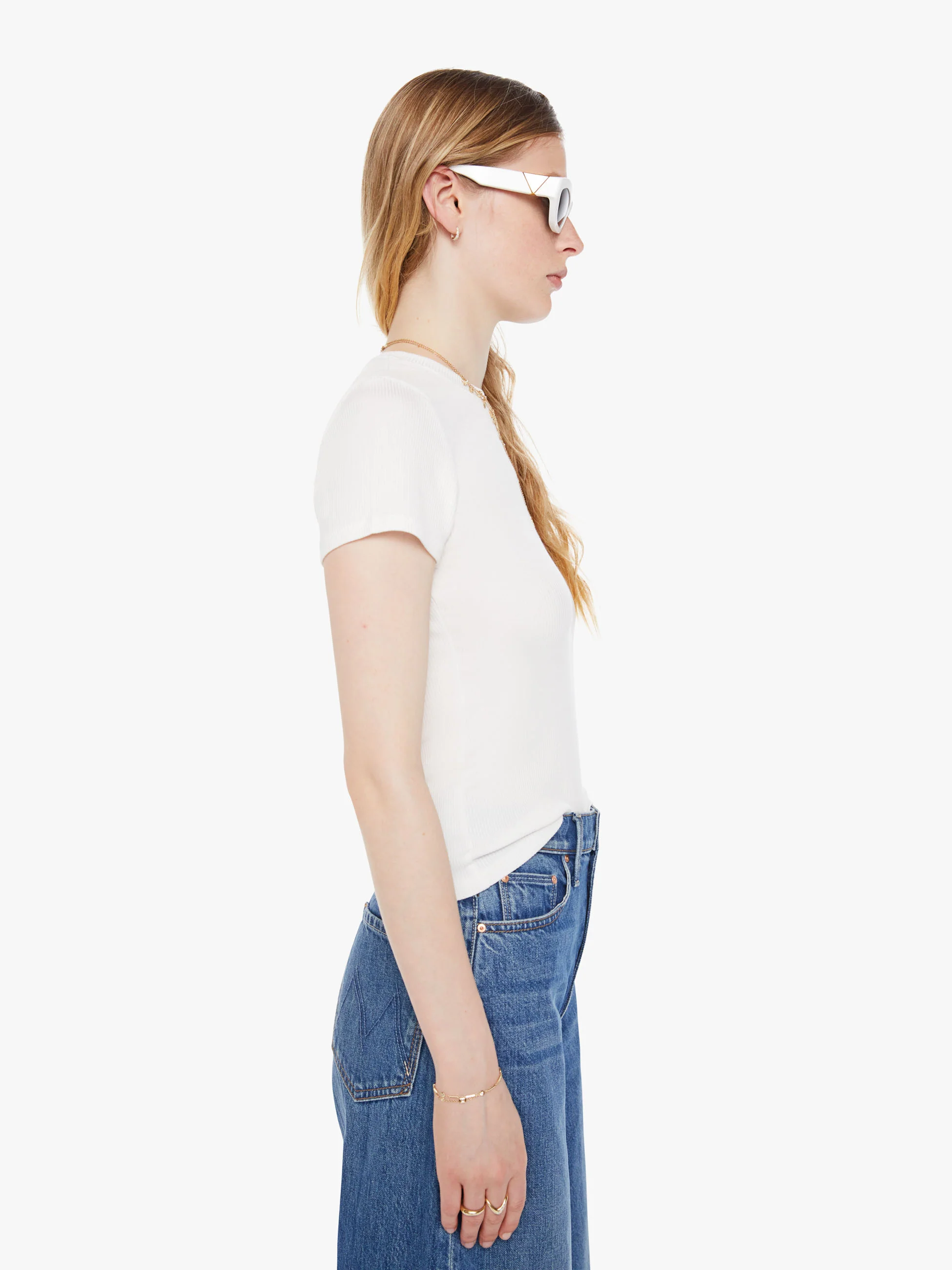 SPRWMN Baby Tee - White - Image 3