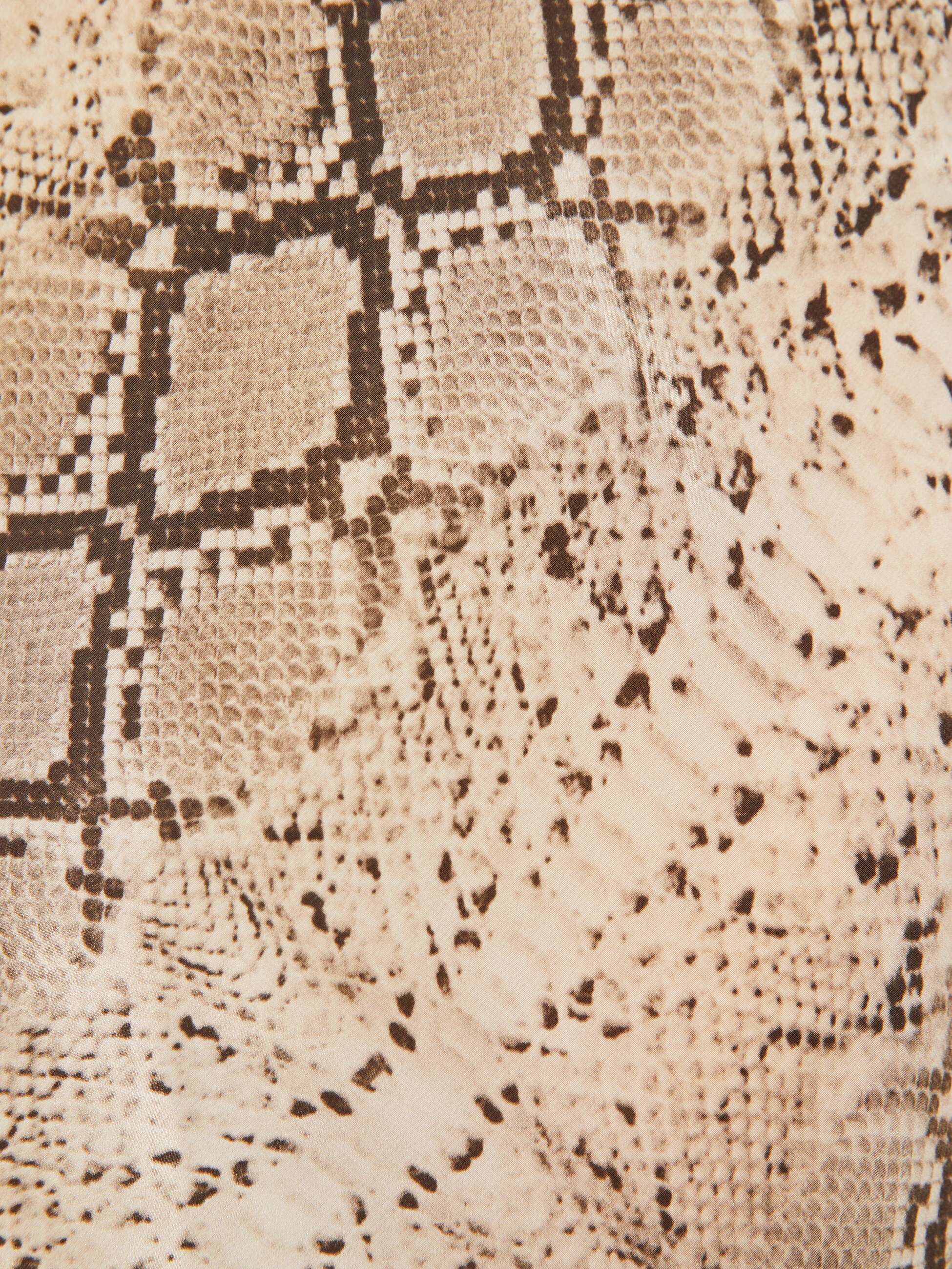 SPRWMN Bias Maxi Skirt - Beige Snakeskin - Image 6