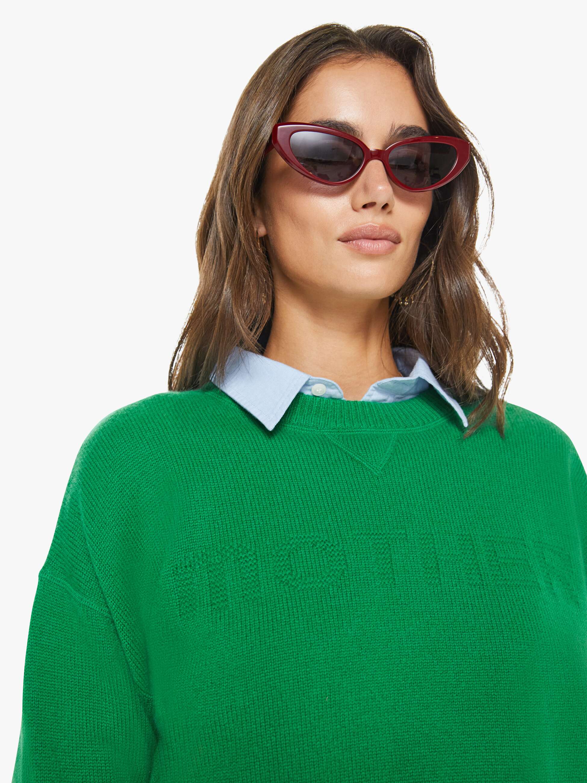 The Logo Jumper - Green - Image 5
