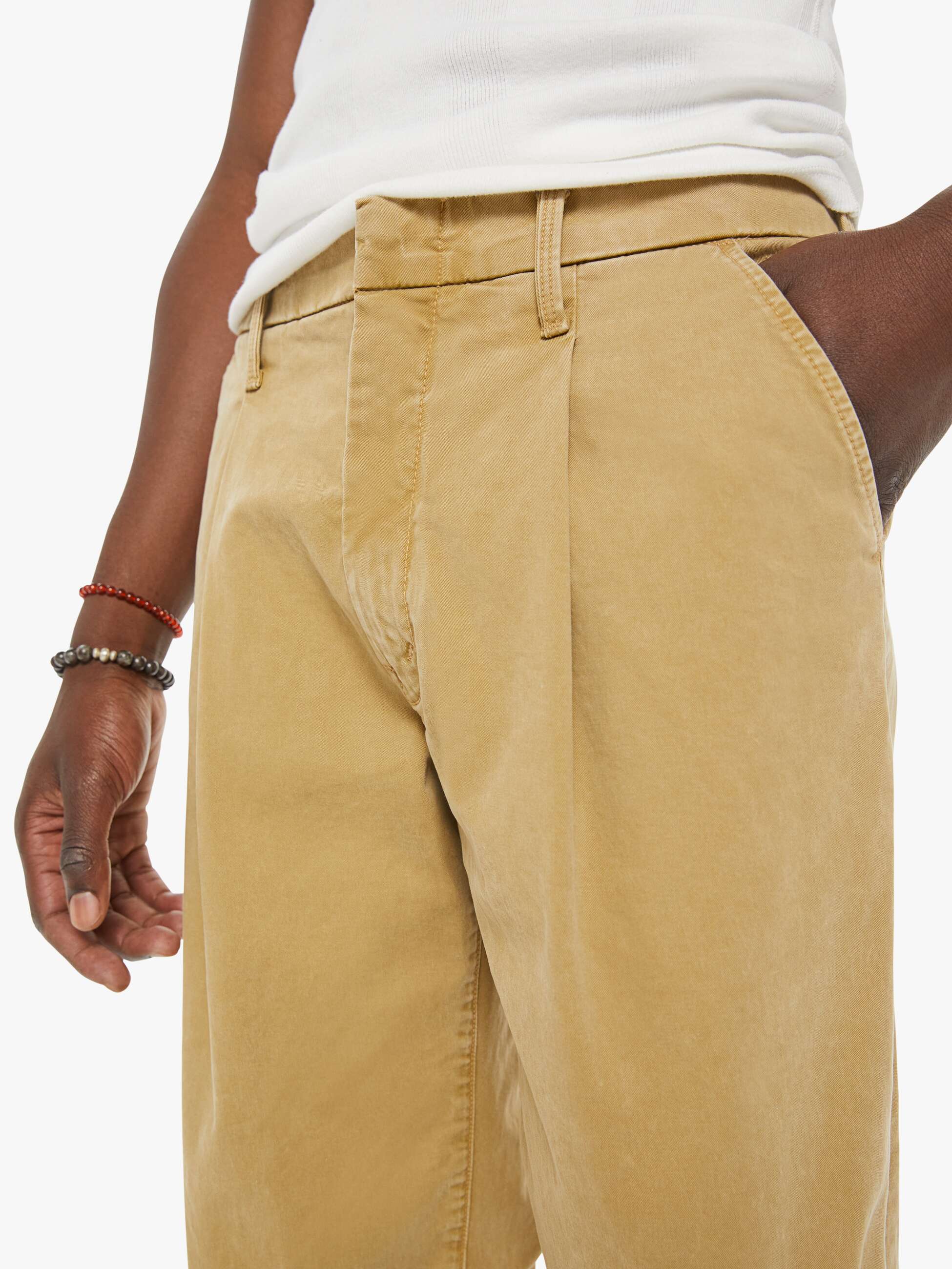 The Pleated Big Shot Prep - Khaki - Image 5