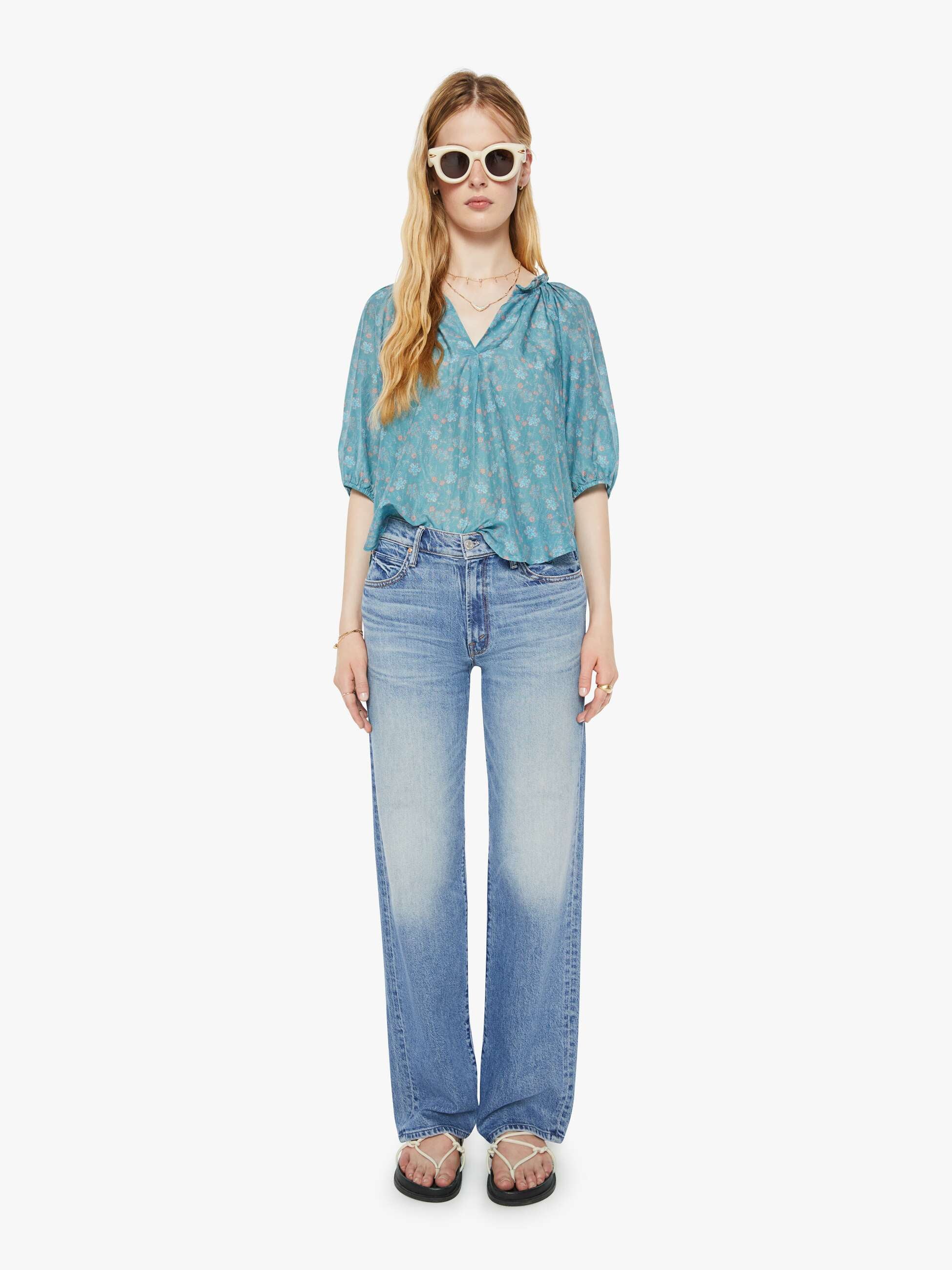 XiRENA Jules Shirt - Aqua Teal - Image 5